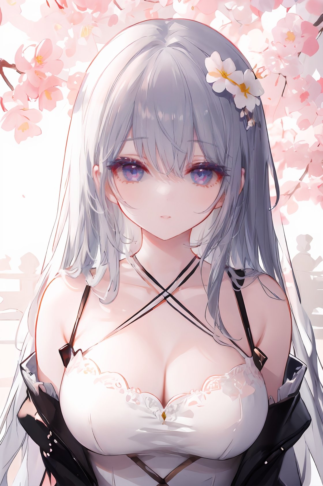 (masterpiece), best quality,1girl,(highly detailed beautiful eyes),flowers on the upper body,sunlight <lyco:GoodHands-beta2:0.86> <lora:PAseer的神话壁纸V1:0.3>