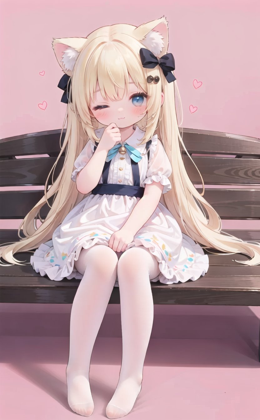 (very long hair,cowboy shot:1),(4349,4349,4349:1),1girl,solo,animal ears,one eye closed,blonde hair,blue eyes,animal ear fluff,sitting,long hair,shirt,bench,bow,very long hair,short sleeves,white pantyhose,suspenders,pink bow,hair bow,bell,bangs,jingle bell,suspender skirt,blush,hair ornament,cat ears,closed mouth,looking at viewer,frills,no shoes,pink background,hand up,on bench,frilled skirt,hair bell,collared shirt,smile,blue bow,1girl,solo,animal ears,one eye closed,blonde hair,blue eyes,animal ear fluff,sitting,long hair,shirt,bench,bow,very long hair,short sleeves,white pantyhose,suspenders,pink bow,hair bow,bell,bangs,jingle bell,suspender skirt,blush,hair ornament,cat ears,closed mouth,looking at viewer,frills,no shoes,pink background,hand up,on bench,frilled skirt,hair bell,collared shirt,smile,blue bow,1girl,solo,animal ears,one eye closed,blonde hair,blue eyes,animal ear fluff,sitting,long hair,shirt,bench,bow,very long hair,short sleeves,white pantyhose,suspenders,pink bow,hair bow,bell,bangs,jingle bell,suspender skirt,blush,hair ornament,cat ears,closed mouth,looking at viewer,frills,no shoes,pink background,hand up,on bench,frilled skirt,hair bell,collared shirt,smile,blue bow,