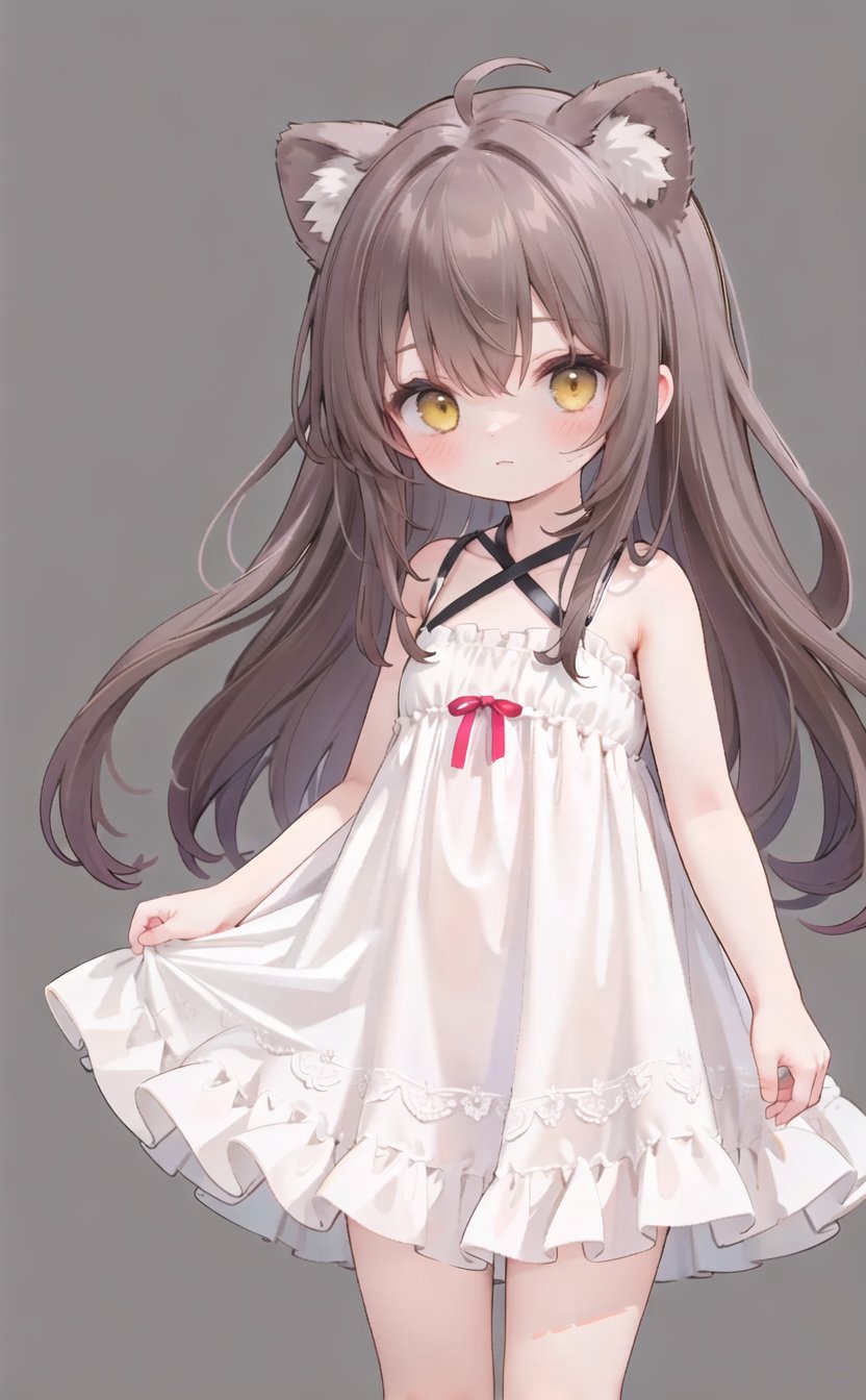 (very long hair,cowboy shot:1),(4349,4349,4349:1),1girl,lion ears,lion tail,virtual youtuber,lion girl,animal ears,tail,dress,long hair,solo,white dress,ahoge,yellow eyes,looking at viewer,barefoot,sleeveless dress,simple background,grey background,standing,bangs,brown hair,sleeveless,sundress,bare legs,bare shoulders,bare arms,collarbone,hair between eyes,frilled dress,closed mouth,blush,1girl,lion ears,lion tail,virtual youtuber,lion girl,animal ears,tail,dress,long hair,solo,white dress,ahoge,yellow eyes,looking at viewer,barefoot,sleeveless dress,simple background,grey background,standing,bangs,brown hair,sleeveless,sundress,bare legs,bare shoulders,bare arms,collarbone,hair between eyes,frilled dress,closed mouth,blush,1girl,lion ears,lion tail,virtual youtuber,lion girl,animal ears,tail,dress,long hair,solo,white dress,ahoge,yellow eyes,looking at viewer,barefoot,sleeveless dress,simple background,grey background,standing,bangs,brown hair,sleeveless,sundress,bare legs,bare shoulders,bare arms,collarbone,hair between eyes,frilled dress,closed mouth,blush,