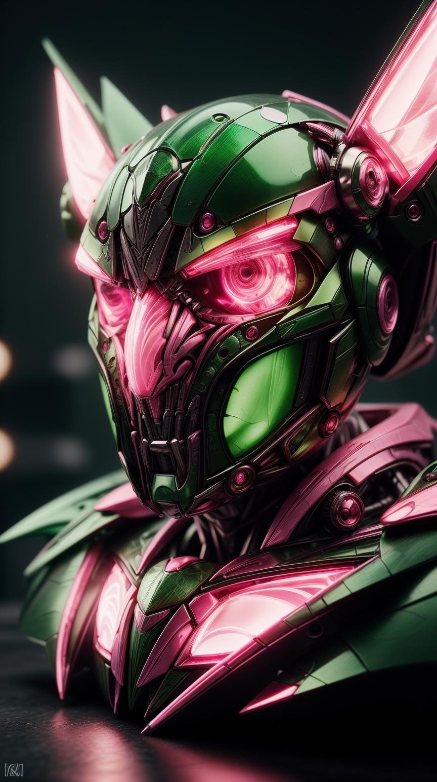 <lora:TransformersStyle:1.0> TransformersStyle Light_pink, Green, beetle <lora:LowRa:0.3> <lora:add_detail:0.5>