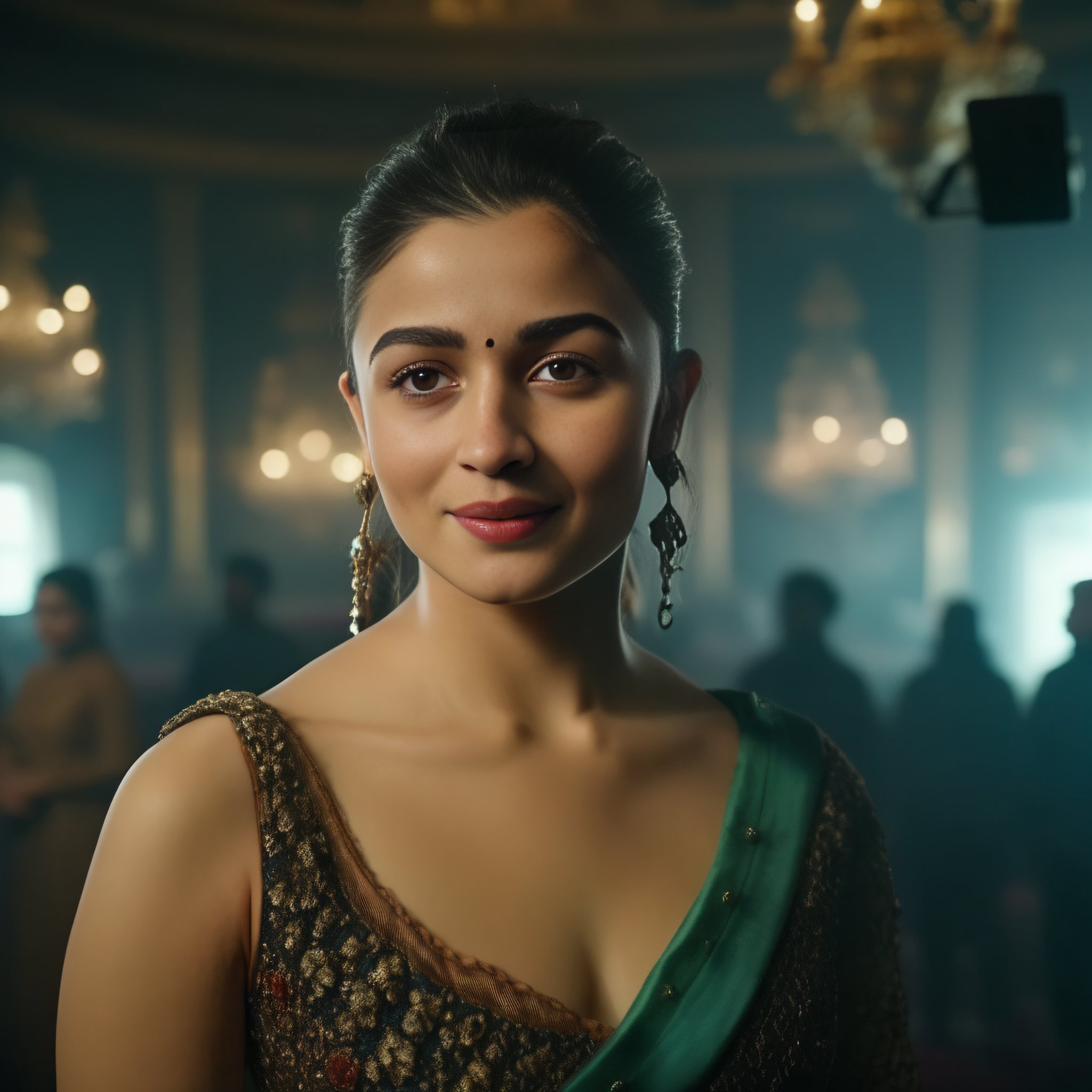 (AliaBhatt)<lora:AliaBhattSDXL:1> photograph,  masterpiece,4k, uhd, photograph close up portrait of a woman in a ballroom in 17th century, cinematic 4k epic detailed 4k epic detailed photograph shot on kodak detailed bokeh cinematic hbo dark moody