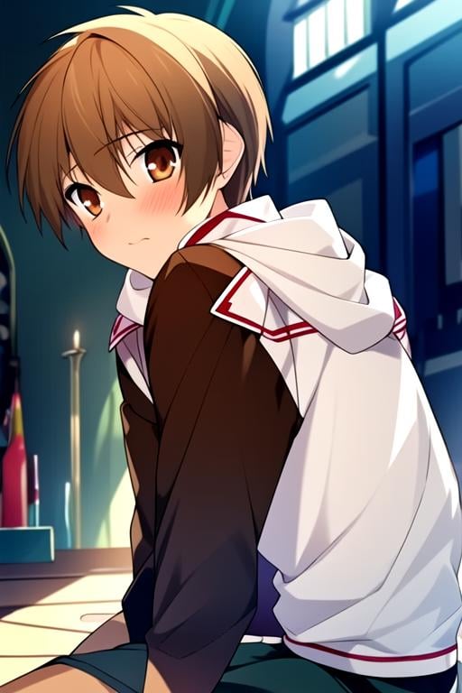 (best quality:1.1), (masterpiece:1.4), game cg, 1boy, solo, male focus, , , , , , <lora:ash_blake:0.86>, ash_blake, brown hair, brown eyes, short hair, , science fiction hard science fiction, 8k resolution