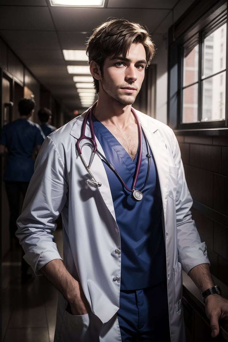 Handsome Men , doctor ,Hospital