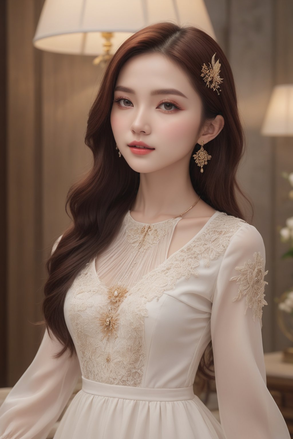 masterpiece, (best quality:1.4), ultra-detailed, 1 girl, 22yo, wear daily elegant outfit, , high resolution, genuine emotion, wonder beauty , Enhance, bright colors,Wonder of Beauty,Slender body,Retouch all bugs,Mechanical part