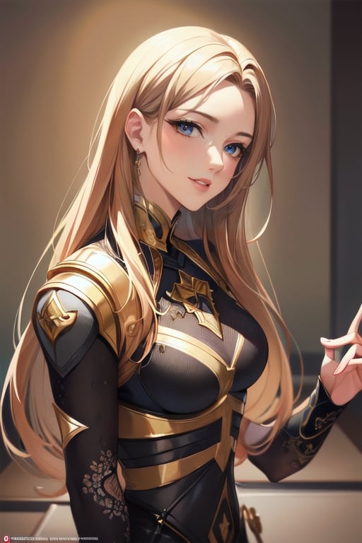 ((masterpiece)),  ((best quality)),  (ultra-detailed),  absurdres,  extremely detailed CG unity 8k wallpaper,  Official Art, [expressive eyes,  beautiful face:0.5],  detailed hands,    upper body,  close up,  solo,  scenery,  illustration,  dramatic lighting,  standing,  arm at side,  seductive smile,  parted lips,  1girl, lady,  ((masterpiece)),  , absurdres,  HDR, <lora:GoodHands-vanilla:1>