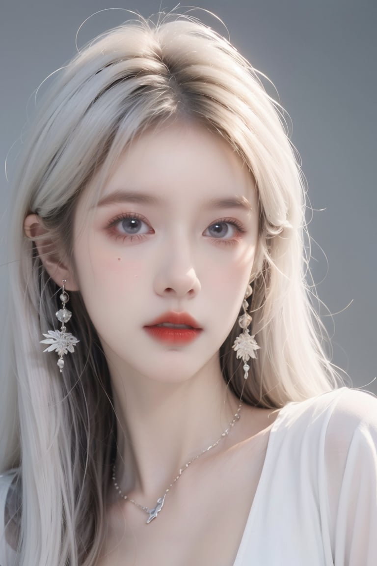  ((best quality)), ((masterpiece)), ((ultra-detailed)), extremely detailed CG, (illustration), ((detailed light)), (an extremely delicate and beautiful), a girl, solo, ((upper body,)), ((cute face)), expressionless, (beautiful detailed eyes), blue dragon eyes, (Vertical pupil:1.2), white hair, shiny hair, colored inner hair, (Dragonwings:1.4), [Armor_dress], blue wings, blue_hair ornament, ice adorns hair, [dragon horn], depth of field, [ice crystal], (snowflake), [loli], [[[[[Jokul]]]]], white shirt, liuguang