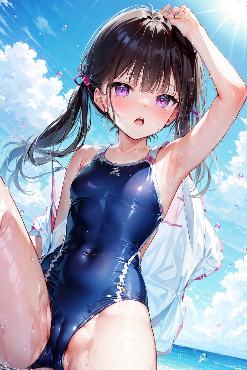  masterpiece, best quality,1loli,swimsuit