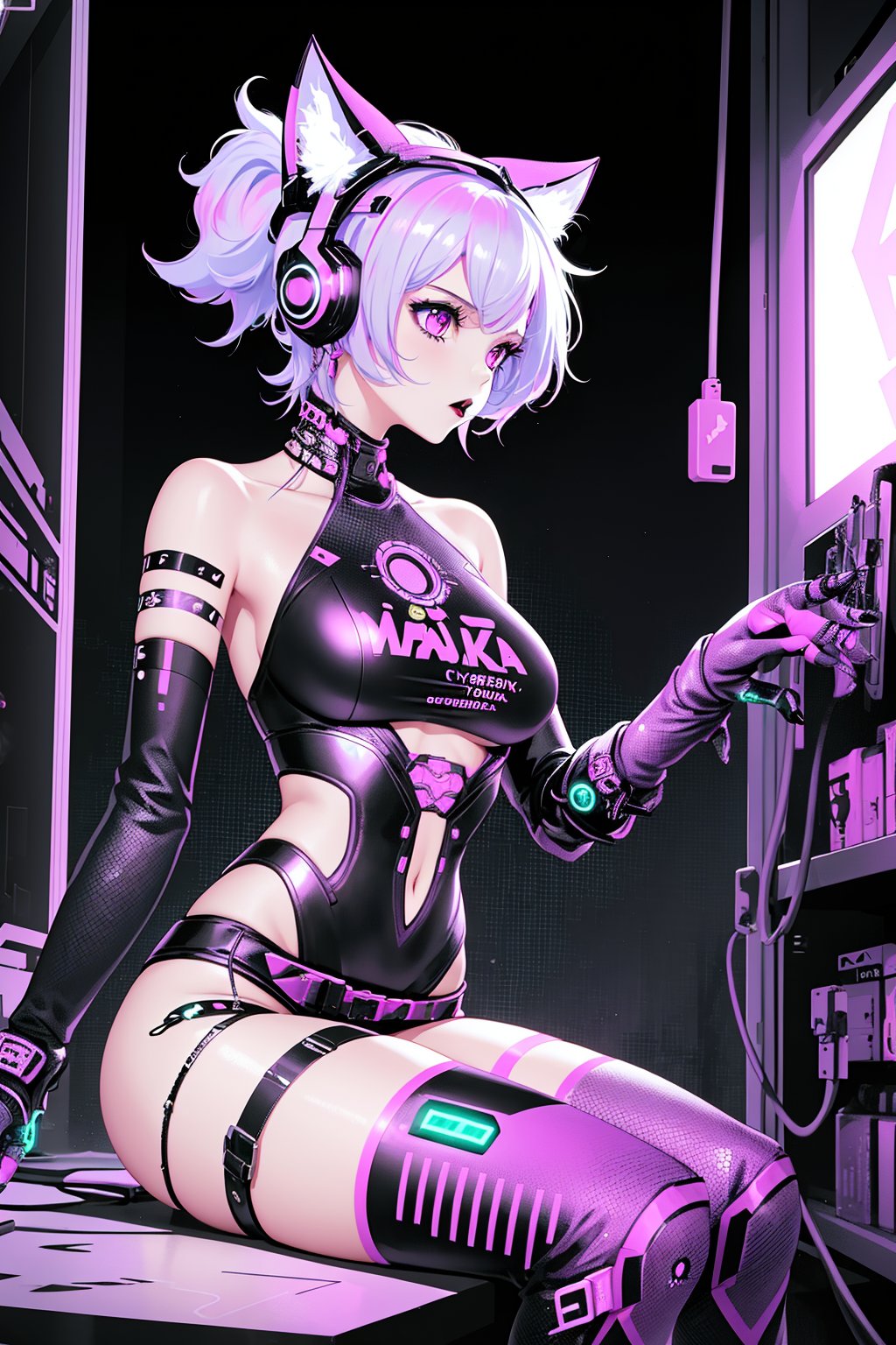 1girl,cyber punk theme,Vampire theme, faxa, yinyou, sekki,yinyou color