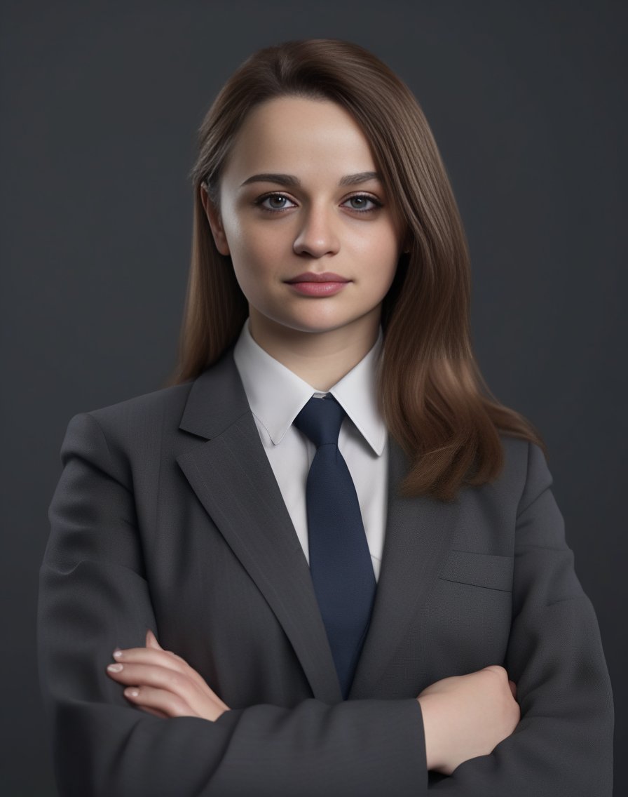 JoeyKing,<lora:JoeyKingSDXL:1>High Quality, Intricately Detailed, Hyper-Realistic woman Lawyer Portrait Photography, Volumetric Lighting, Full Character, 4k, In Workwear