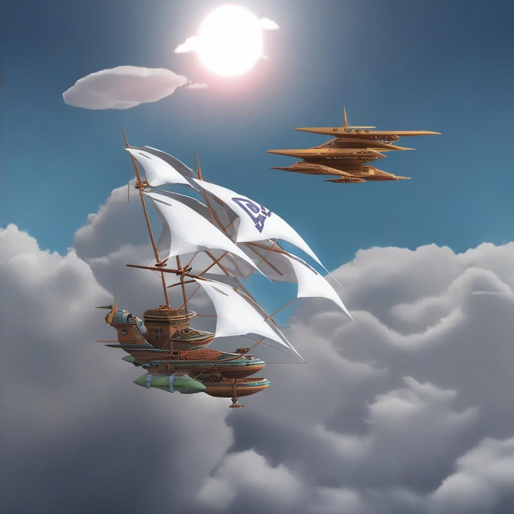 tpship flying in the clouds trending on artstation <lora:sdxl_lora:0.7>