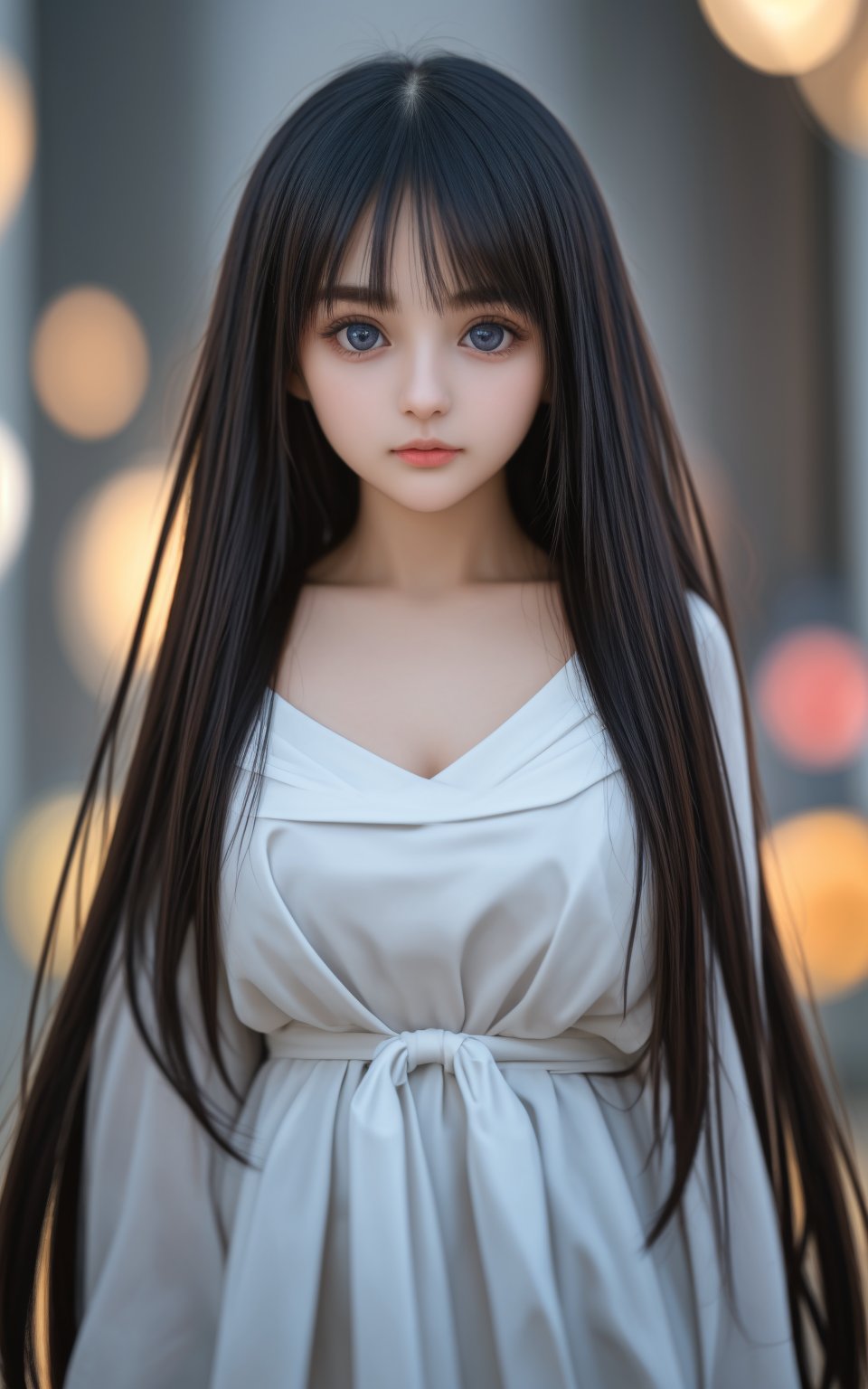 (8k, best quality, masterpiece:1.2),(best quality:1.0), (ultra highres:1.0), a beautiful girl,  from head to waist, extremely luminous bright design,autumn lights, long hair,  big eyes, amazing eyes, details eyes, ,<lora:659111690174031528:1.0>