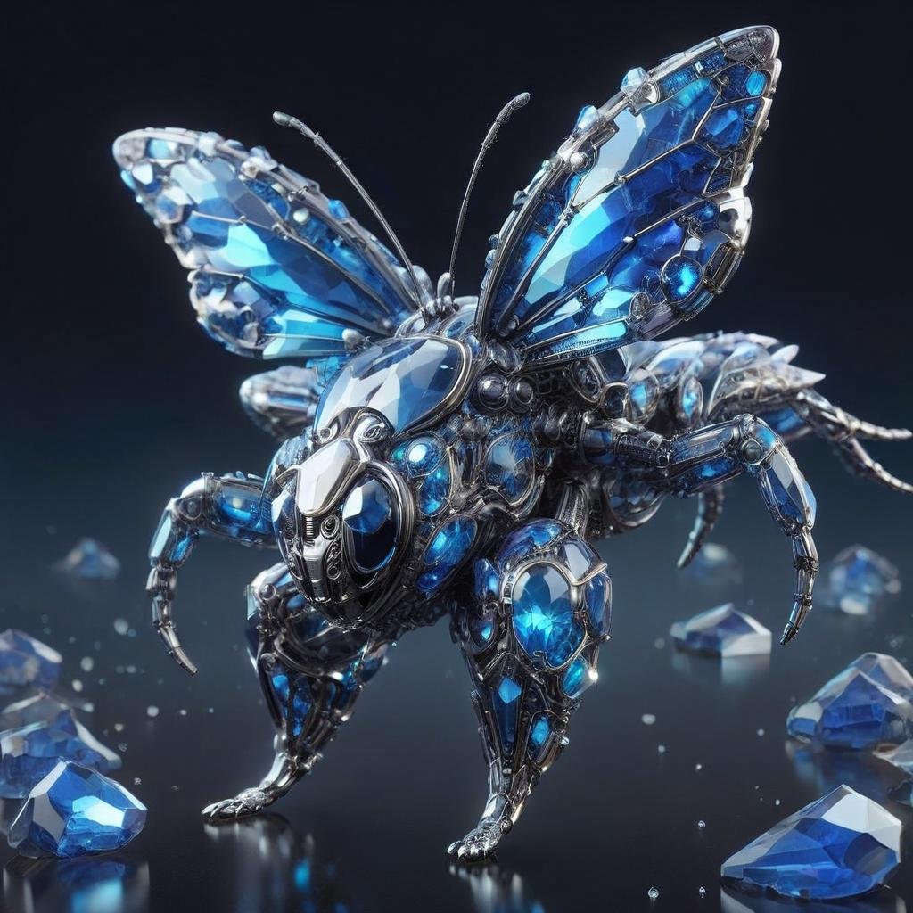 cyberpunk metropolis insect chorus,rustling leaf,nocturnal creatures,quantum entanglement BREAK <lora:bgst:1>bgst  tiny pal-v liberty aero (concept), sculpted body,     voidmetal, multifunctional,  crystalized texture,