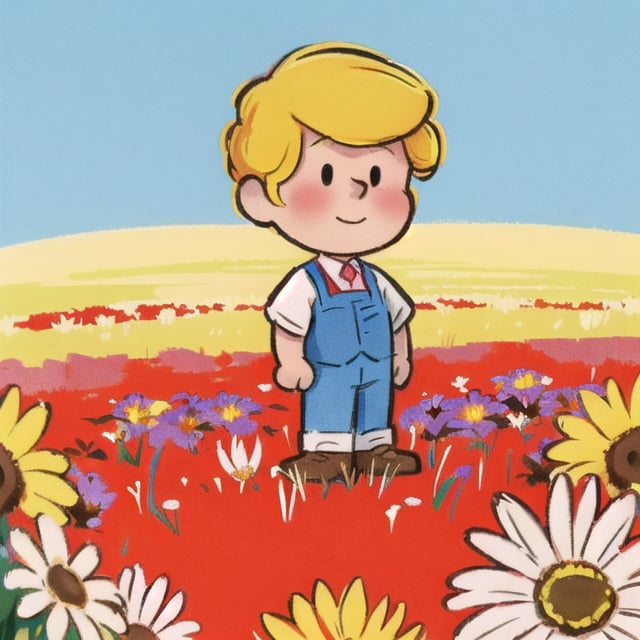 rchibi,  happy Donald Trump standing in a beautiful field of flowers,  colorful flowers everywhere,  perfect lighting,  leica summicron 35mm f2.0,  Kodak Portra 400,  film grain,  toon,<lora:EMS-234579-EMS:1.000000>
