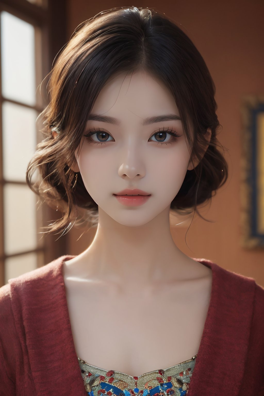 1girl, detailed gorgeous face, (masterpiece, best quality:1.5), (masterpiece,best quality:1.5)