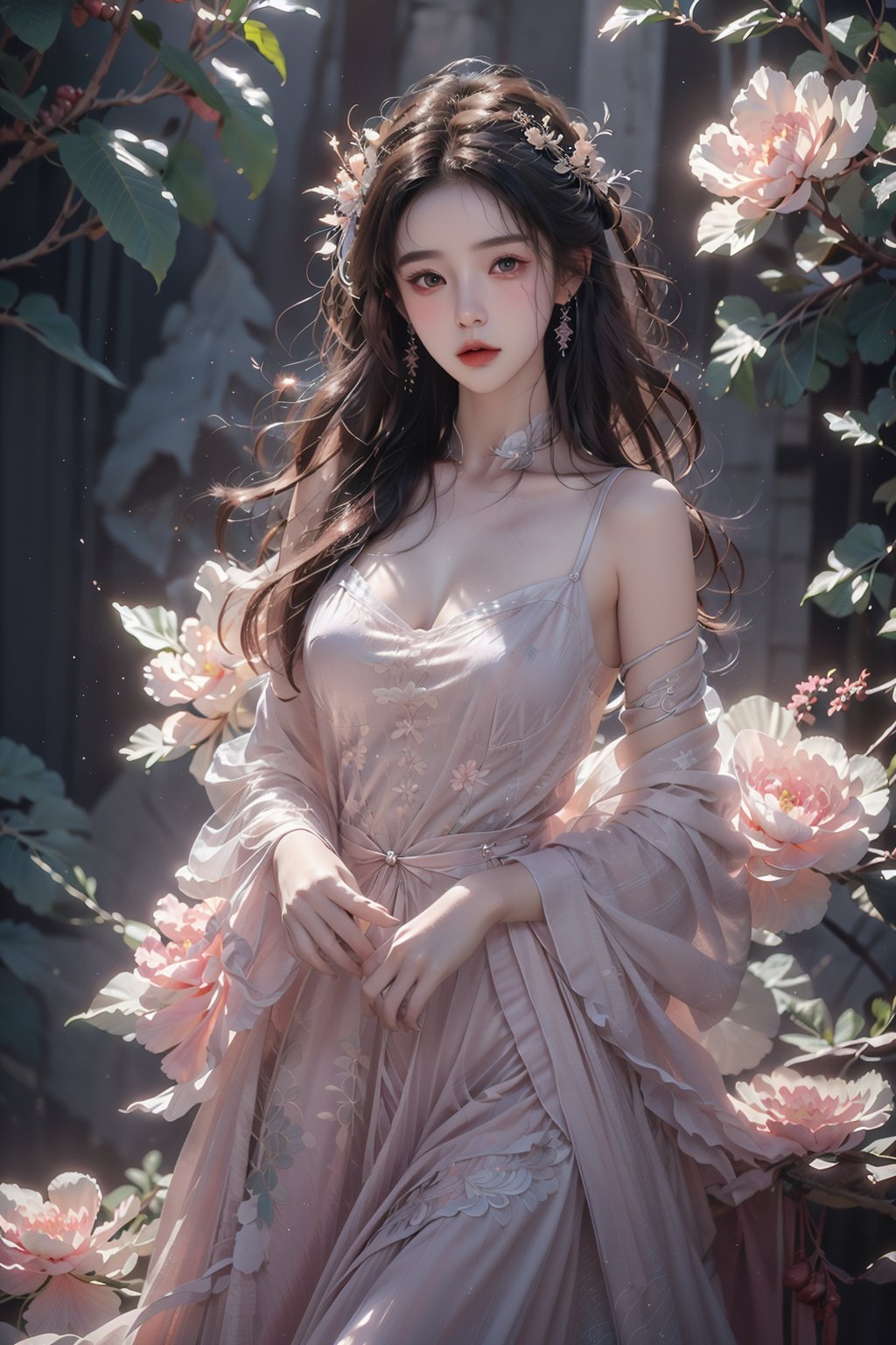  masterpiece,(best quality),official art, extremely detailed cg 8k wallpaper,((crystalstexture skin)), (extremely delicate and beautiful),highly detailed,1girl,solo,long hair,ruhua