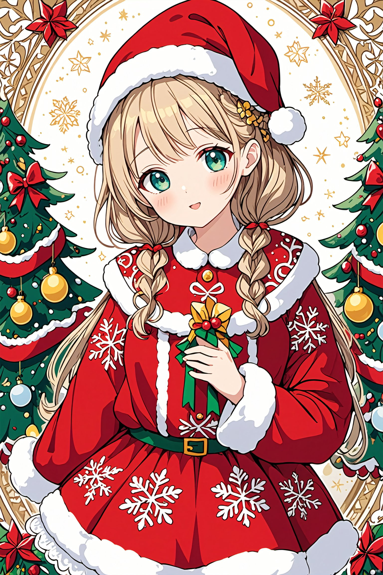  （Christmas girl, high quality details, ((intricate details)), intricate illustrations, high contrast, intricate background details
Masterpiece, best quality ） as109