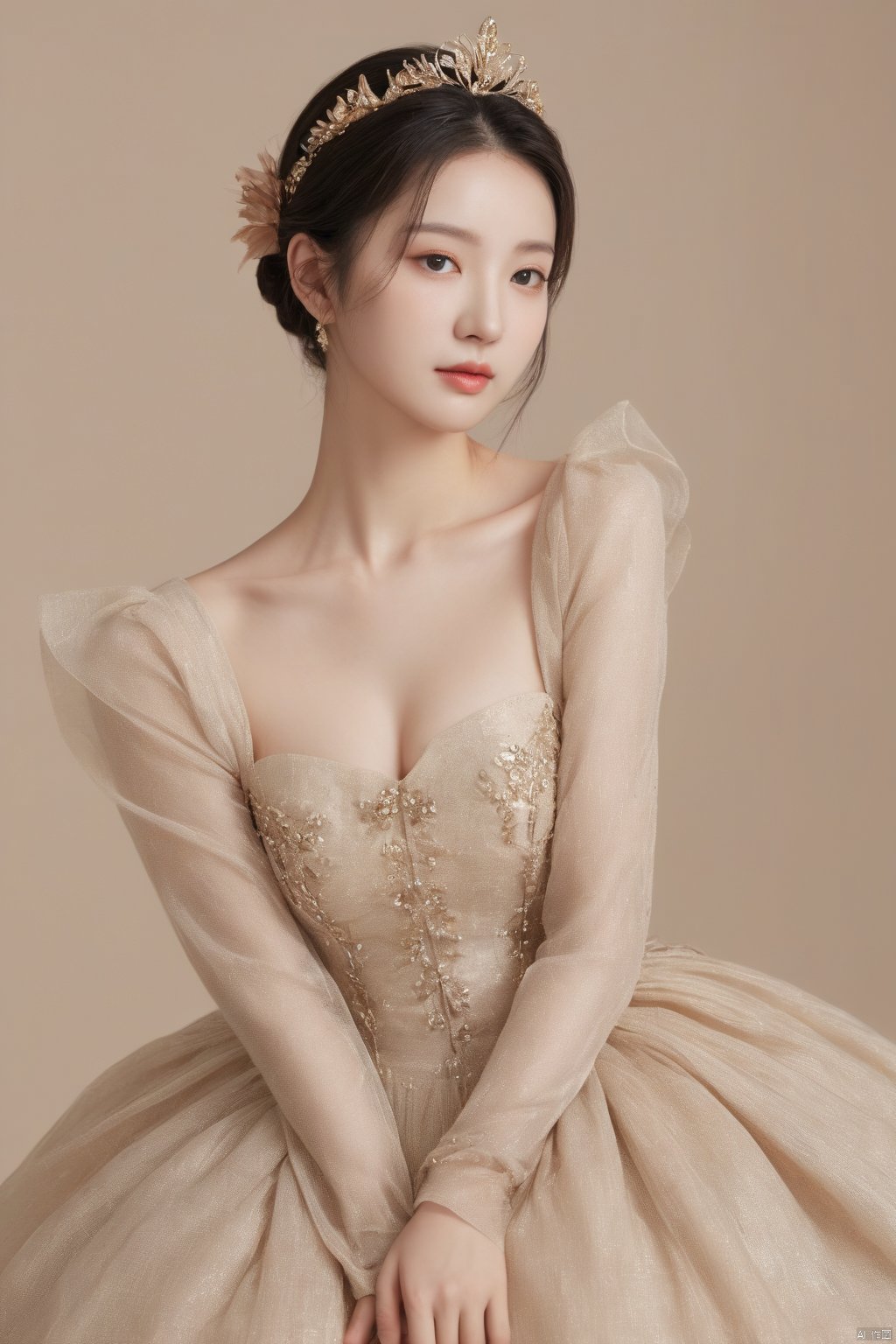  (beautiful, best quality, high quality, masterpiece:1.3) ,
(upper_body:1.2), solo, solo focus,
(nsfw:1.45),huge breasts,face, thin waist, big tits,
pose,arms behind back , 
(no background),18yo girl, liuyifei, liuyife,

, gold armor, tyqp, liquid clothes, tutututu, Tight latex clothing,tutututu, crystal_dress , crystal , wings ,