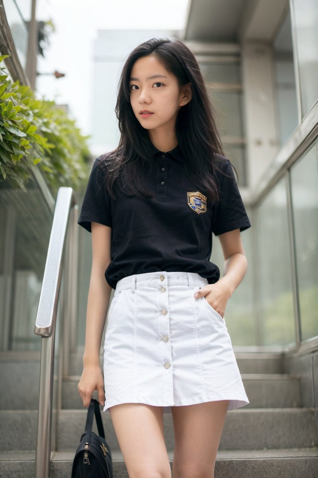 school uniform, micro mini skirt