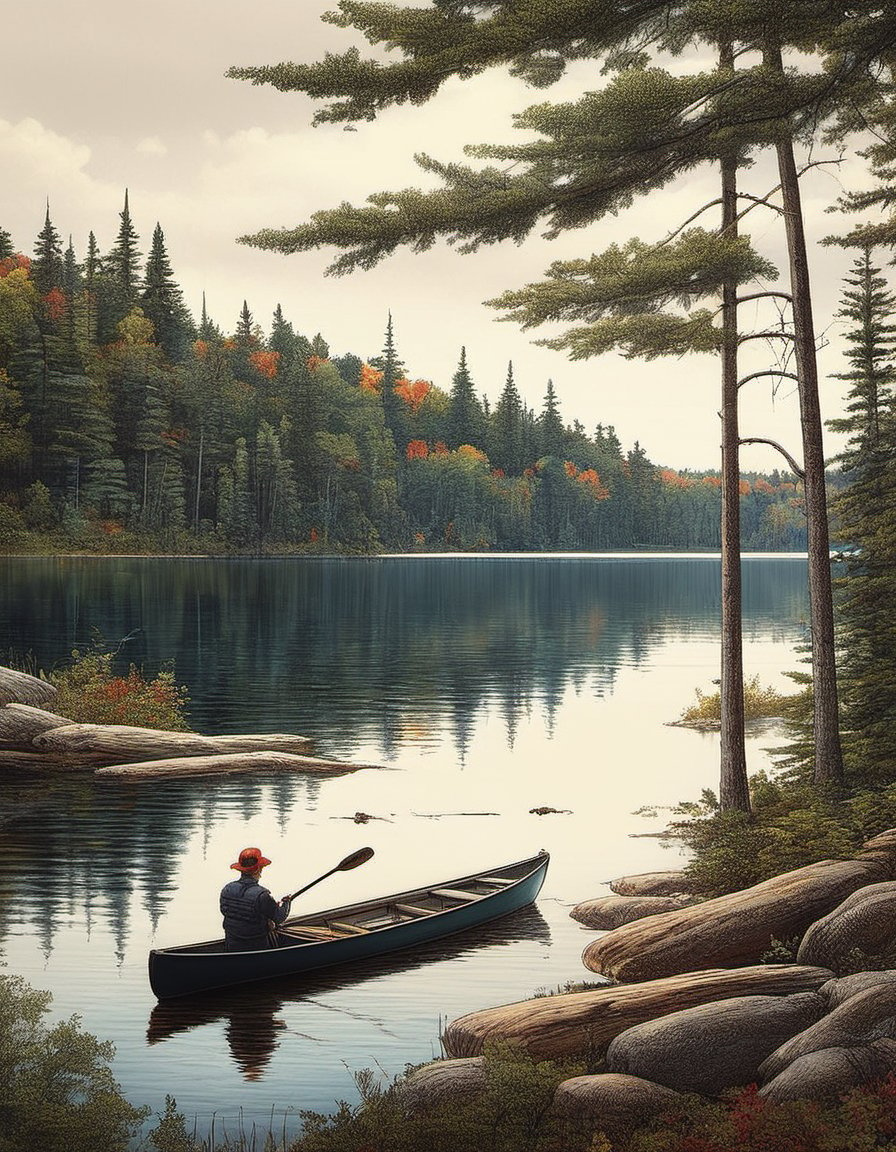 Algonquin provincial park poster