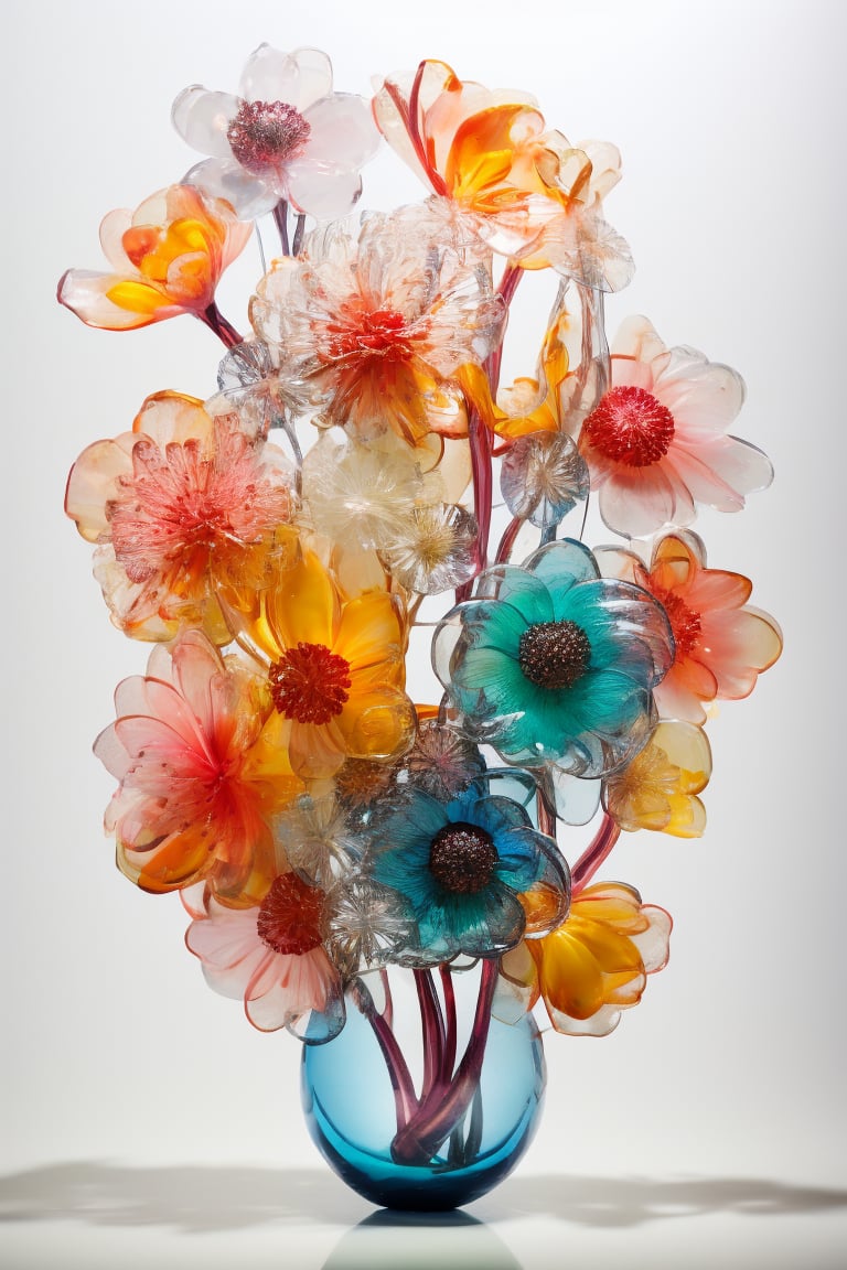 glass flower bouquet
