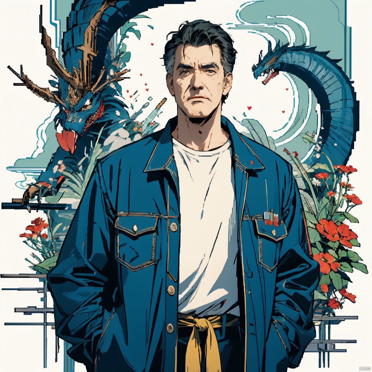  Pixel art, bruce campbell,ash,evil dead,Pixel world