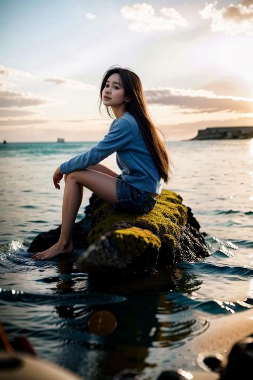 1 girl sitting on a small island,  treehouse,  island,  ((island)),<lora:EMS-262668-EMS:1.200000>,<lora:EMS-179-EMS:0.200000>,<lora:EMS-52083-EMS:0.300000>