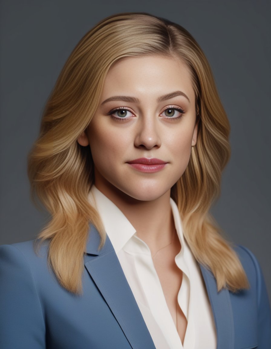 LiliReinhart,<lora:LiliReinhartSDXL:1>High Quality, Intricately Detailed, Hyper-Realistic woman Lawyer Portrait Photography, Volumetric Lighting, Full Character, 4k, In Workwear