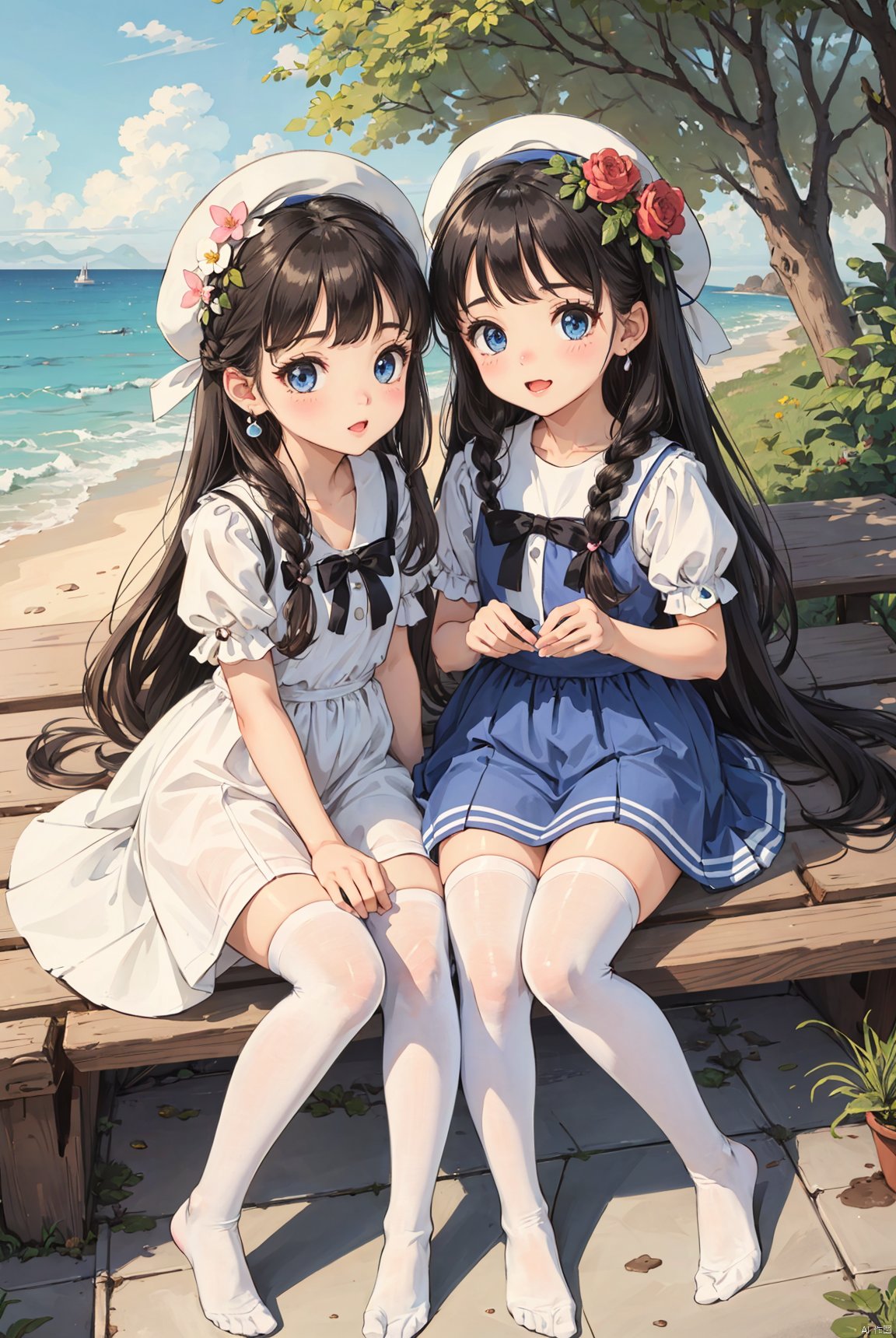 (Two little girls), (One cute little girl), (Another cute little girl), wavy hair, long hair, (flower headwear), heart-shaped earrings, (sparkling jewel like eyes), innocent, (seaside), short sleeved, (young), (fair skin), (slender figure), (white stockings), (bow), cute, cute, cute, cute, cute, cute, cute, cute, cute, cute, cute, cute, cute, cute, cute, cute, cute, cute, cute, cute, cute, cute, cute, cute, cute, cute, cute, cute, cute, cute, cute, cute, cute, cute, cute, cute, cute, cute, cute, cute, cute, cute, Enduring, cute, cute, cute, cute, cute little girl, (small), CG, (short), (proud), cute, cute, cute, cute, cute, cute, cute, cute, cute, cute, cute, little girl, little girl, little girl, (two little girls), (two little girls), (two people), (two people), (two little girls), (two people), (two little girls), (two people), (two people), (two people), (White stockings), (White stockings), (White stockings), (No shoes on), (No shoes on), (No shoes on)