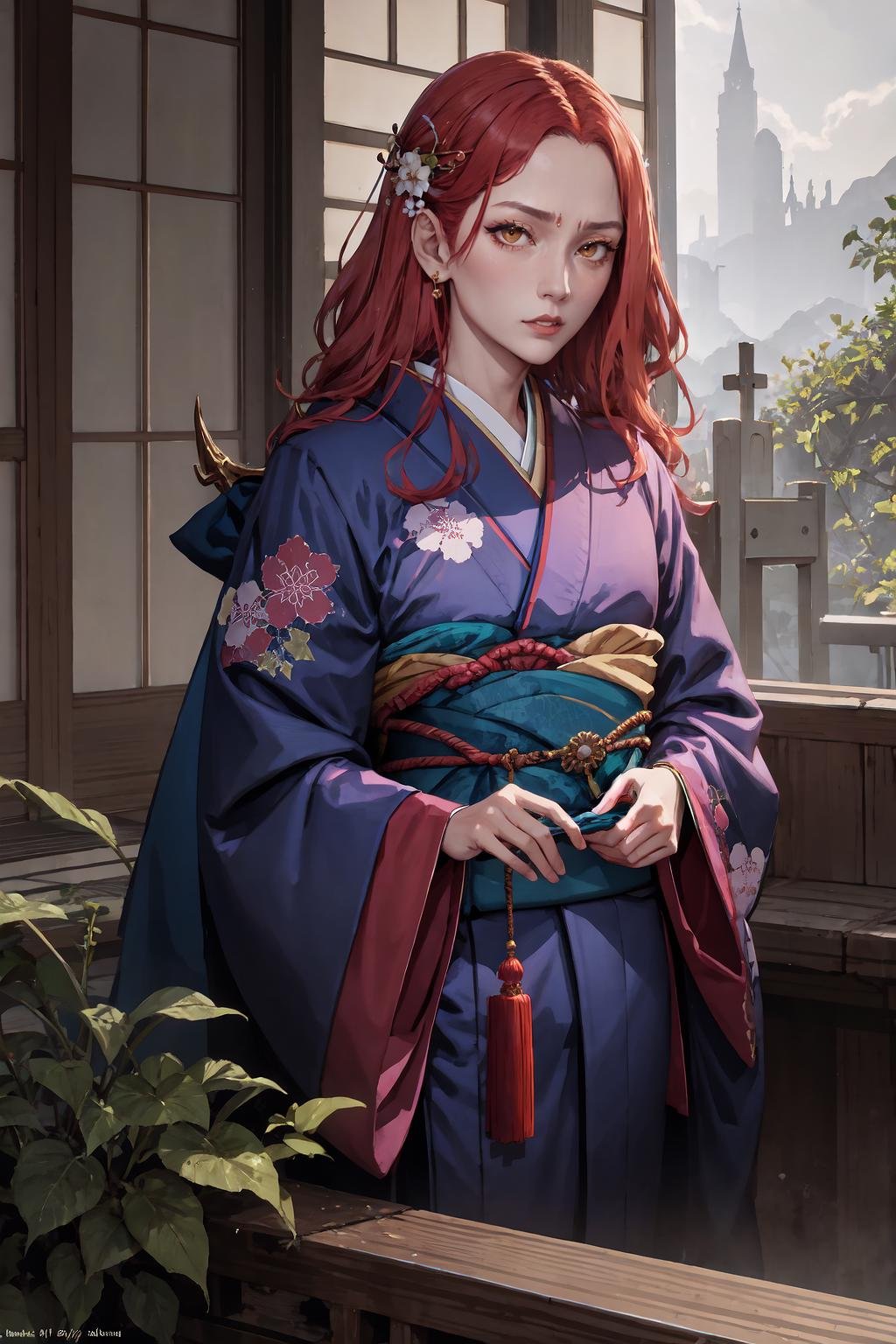 IncrsLunarPrincessRanni, <lora:LunarPrincessRanni:1>, kimono,