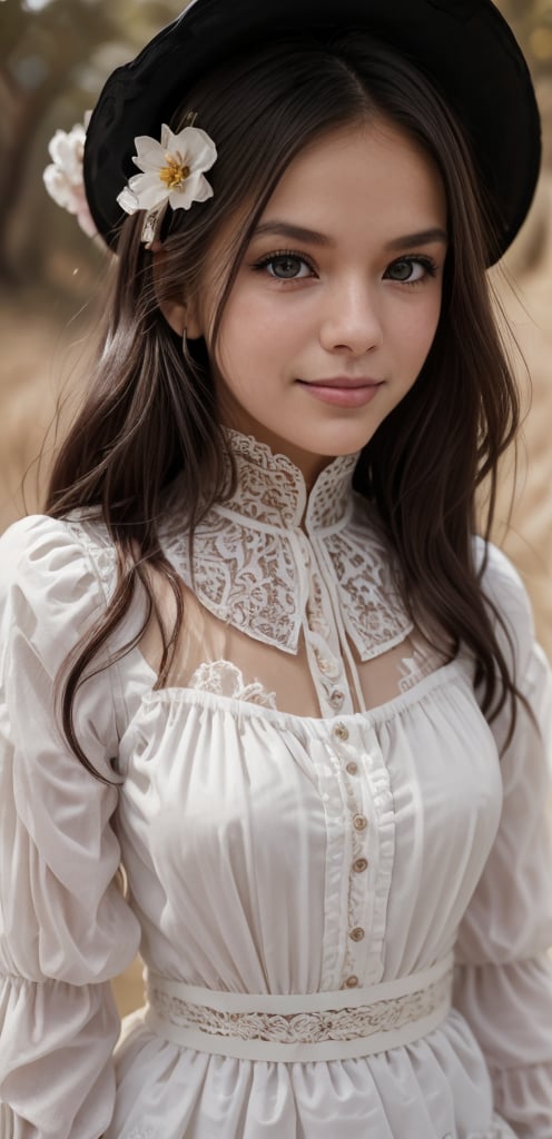 very cute and beautiful girl, frilled white dress with detailed lace, skirt lift, white panties, highly detailed beautiful face and eyes, cowboy shot, smile, black hair, best quality,masterpiece, intricate details, extremely detailed, highres, solo, cinematic lighting, dim light, dynamic angle, hair fluttering in the wind, 32k, ultra-detailed,