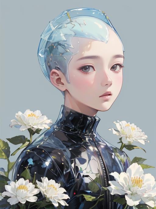 masterpiece,best quality,1boy,flower,buzz cut,plastic,simple background,<lora:eastfantasy_v014:0.6>,eastttt2,<lora:weight_slider_v2:1>,