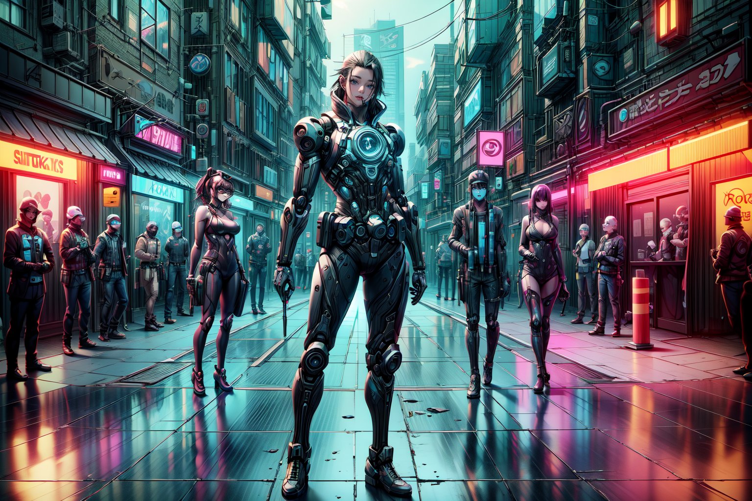 Cyberpunk style props, Step into the gritty streets of a cyberpunk metropolis with these visually descriptive and detailed props. From augmented reality glasses to robotic limbs, these stylistic renderings will bring your futuristic vision to life.