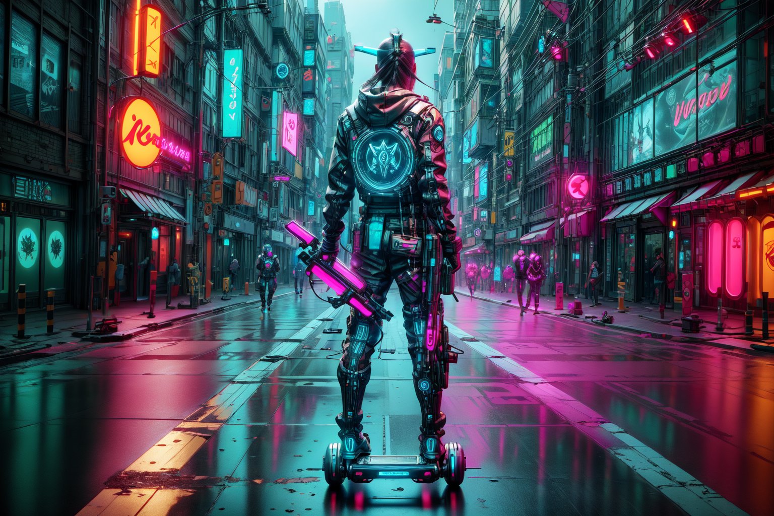 Cyberpunk style props, Enter a futuristic world with these unique cyberpunk style props. From neon-lit hoverboards to sleek, metallic weapons, let your imagination run wild with this diverse range of props.