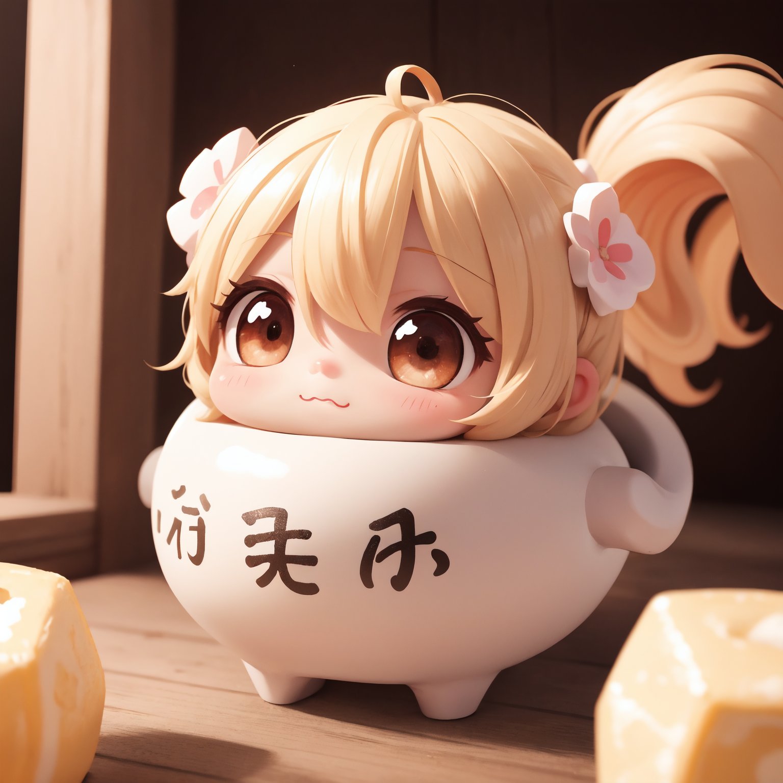 best quality, highly detailed, detailed background, kawaii, sugar cube