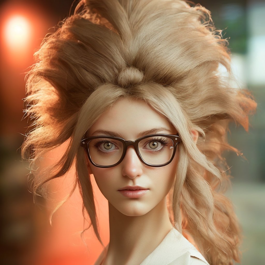 Portrait Photo of vjvx, lvrn hairstyle, depth of field, blurry_background