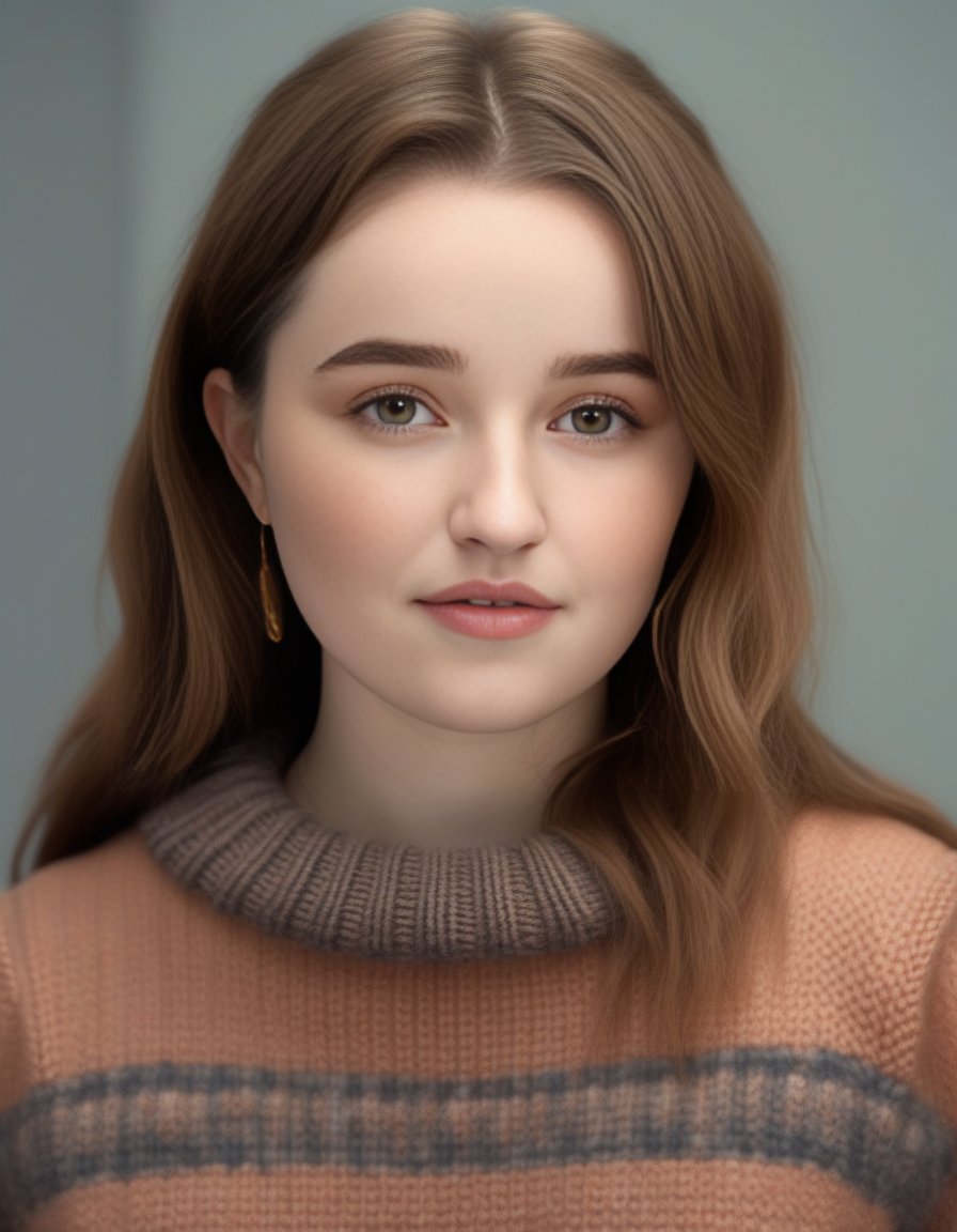 KaitlynDever,<lora:KaitlynDeverSDXL:1>,masterpiece,beautiful,extremely detailed,(ultra high res),(8k UHD best quality), (realistic, photo-realistic:1.37), depth_of,field, blurry_background, photo_inset,Dramatic lighting,reference_inset,photo_background,brown_eyes,photorealistic,looking_at_viewer,1girl,shiny skin,detailed skin,(((upper body))),(((sweater)))