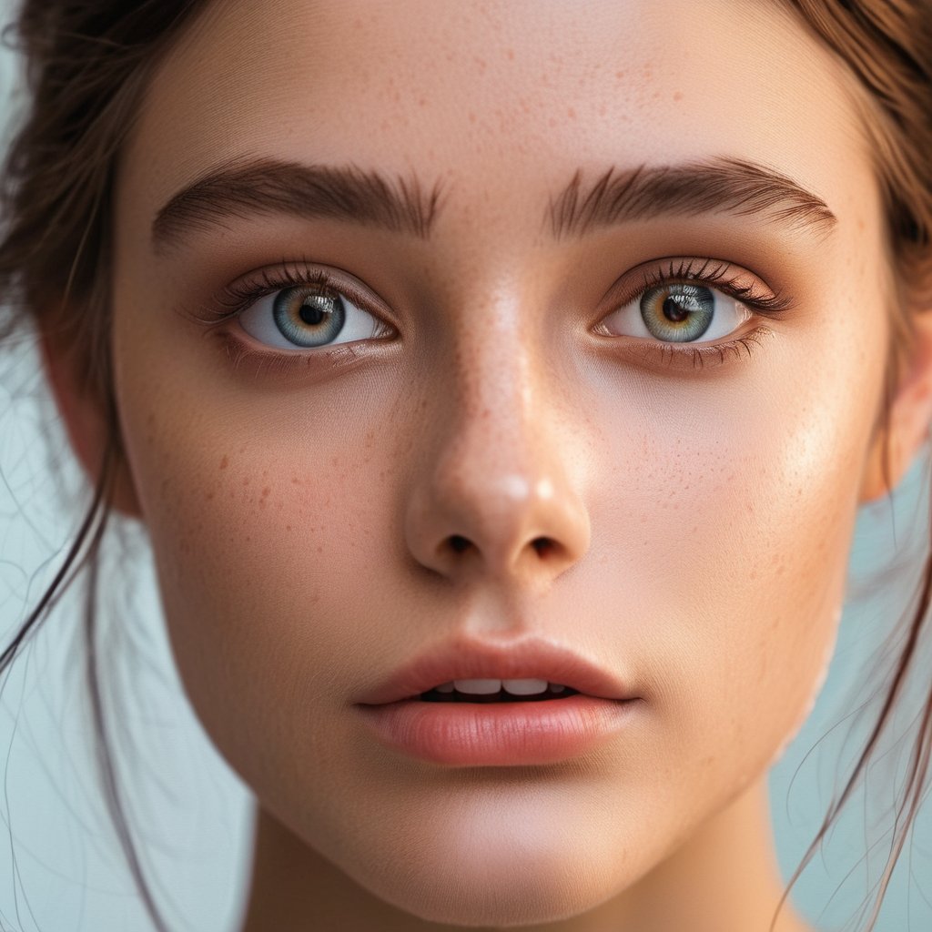 A close up photograph of the most beautiful 18 year old girl alive, dramatic and stunning award winning photo, dramatic linear delicacy, shot on Sony aiii high resolution digital camera, hyper realistic skin, global illumination, very natural features, TIME cover photo, f/11 --style raw --v6,Young Girl