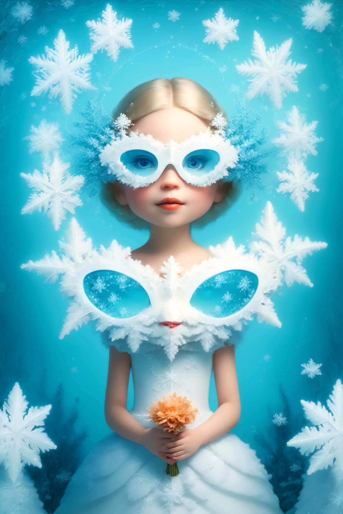 A beautiful and whimsical elusive pop noir surrealism, art of Dressed animals - a fat white baby pecora bride,holding a bouquet,wearing snowflake glasses,(big smile),(happy),(highly detailed wedding dress and viel),Abstract Dreamwave background, in the style of Dr. Seuss, inspired by Mandelbrot fractals and the Doppler effect glitchcore, in the style of Ray Caesar, modern art, art nouveau, realism fantastic, intricate details, surreal emotion art, interesting emotional feeling, highli texture details, Behance winning award. rendered in a charming, ornate style, with textured brushstrokes and incredibly high 12k resolution. This highly detailed 3DHD oil painting showcases Pierre-Auguste Renoir's mastery of color and technique. The deep, incandescent tones and ultra-fine details evoke a surrealist vibe reminiscent of Craola, Nicoletta Ceccoli, Beeple, Jeremiah Ketner, Todd Lockwood. Meticulously hand-painted with meticulous attention to detail, this work of art captures the essence of fantastical scenes from a bygone era. Created using cutting-edge Octane Render technology, underwater,snowflake glasses