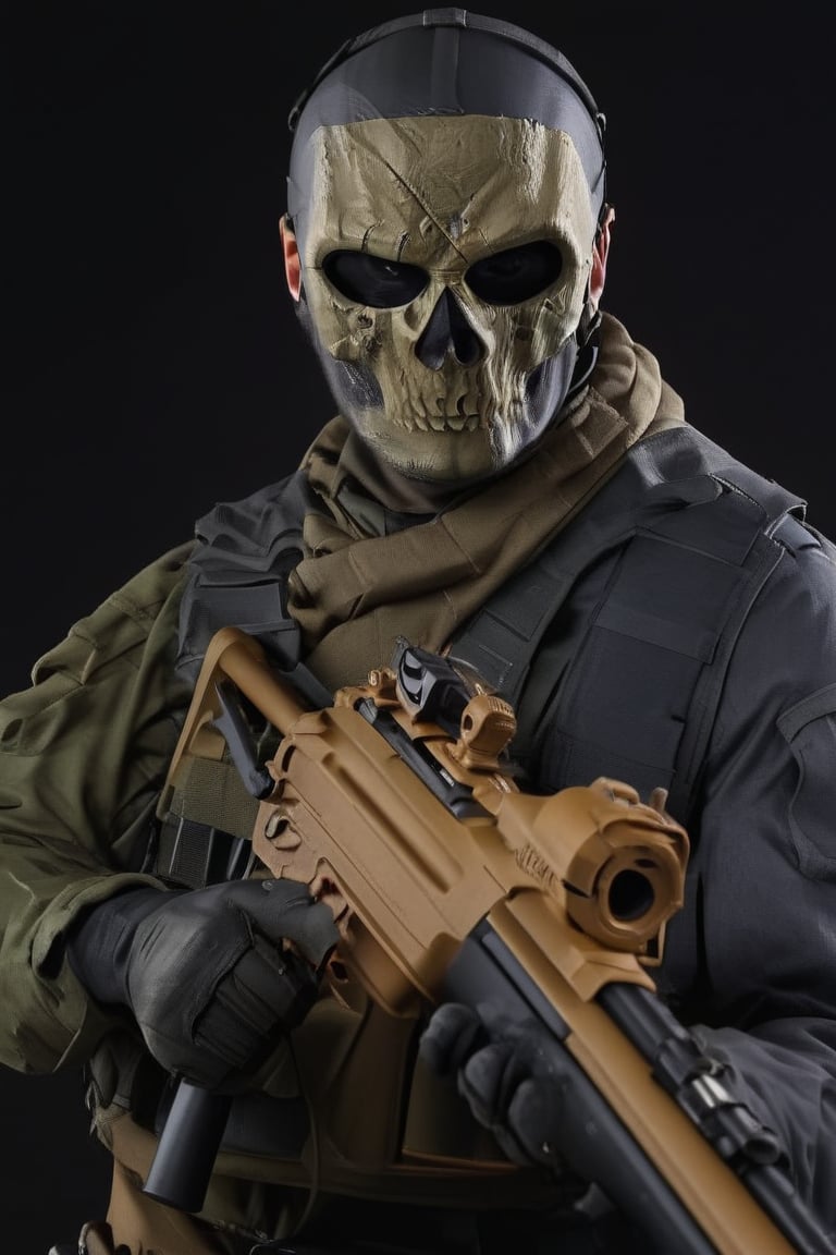 
MW,mask, call of duty, cod,bo2

Modern Warfare solder holding a sniper rifle, detail:1.5,,Sniper ,mw,<lora:659095807385103906:1.0>