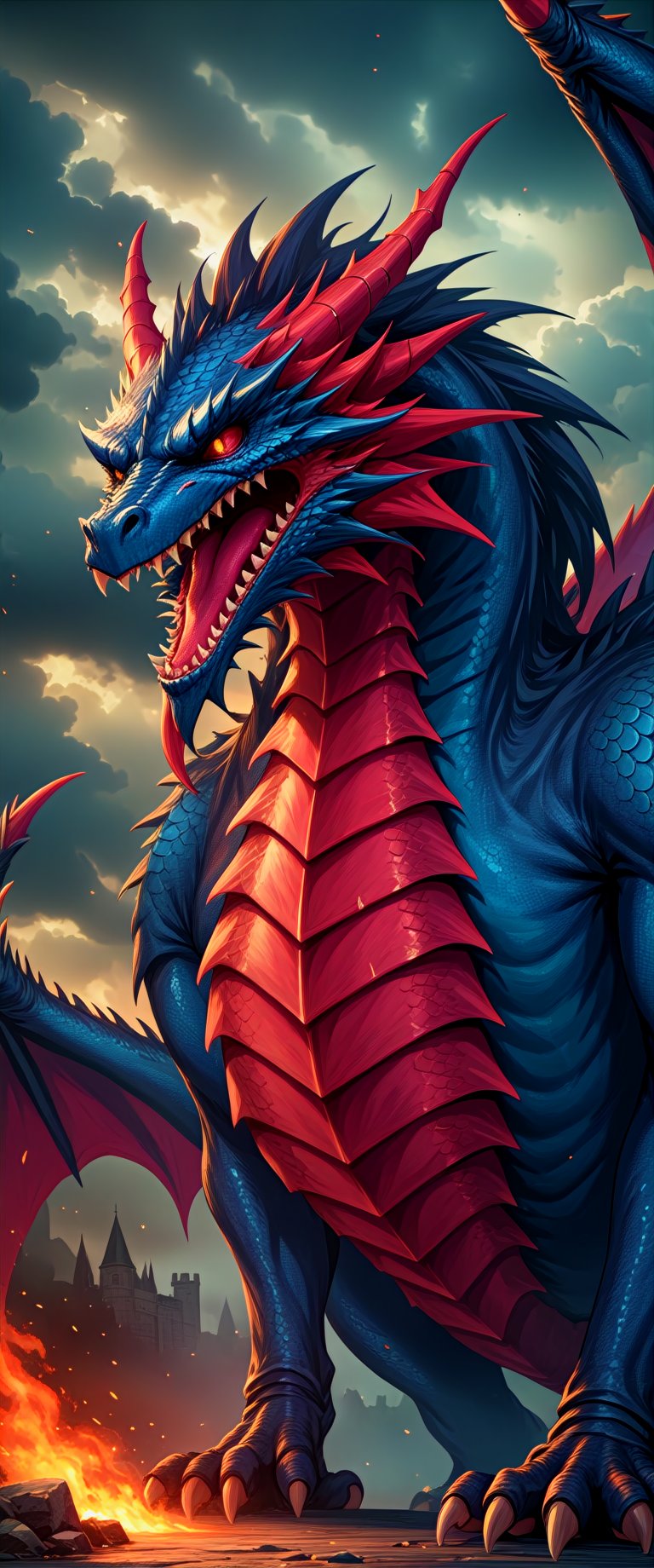 Angry fierce dragon,,darkart,,,DonMn1ghtm4reXL,,skpleonardostyle,<lora:659095807385103906:1.0>,<lora:659095807385103906:1.0>