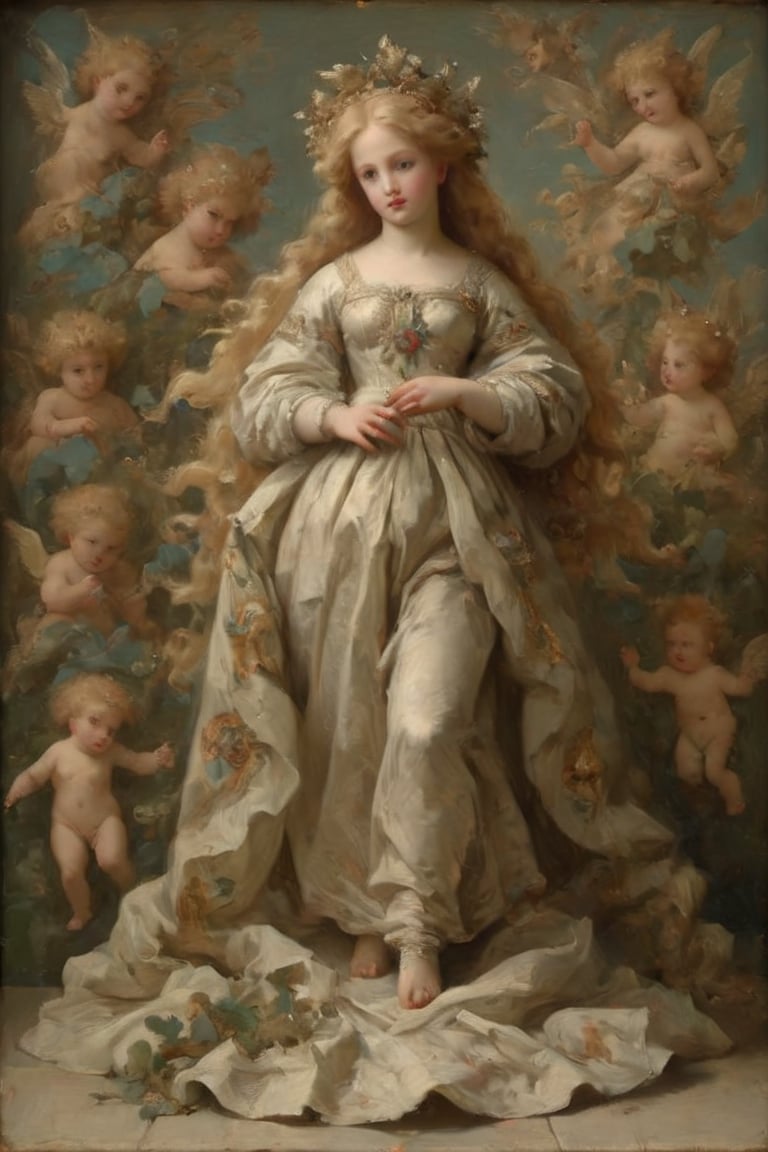 Divine Doll, with Acanthus images