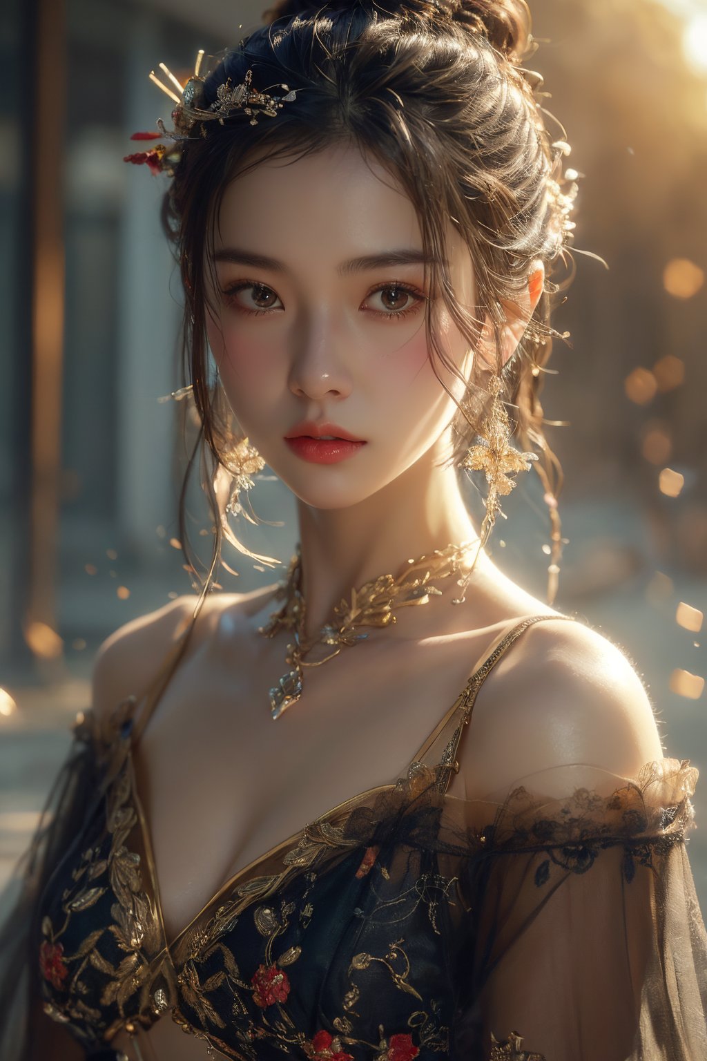 chijian,1girl,solo,long hair,looking at viewer,upper body,<lora:chijian_20240127082632-000008:0.8>,, (high quality), best quality, (4k), 8k, super detailed, (full detail), (masterpiece), (realistic), super detailed,(Exquisite details) ,intricate,