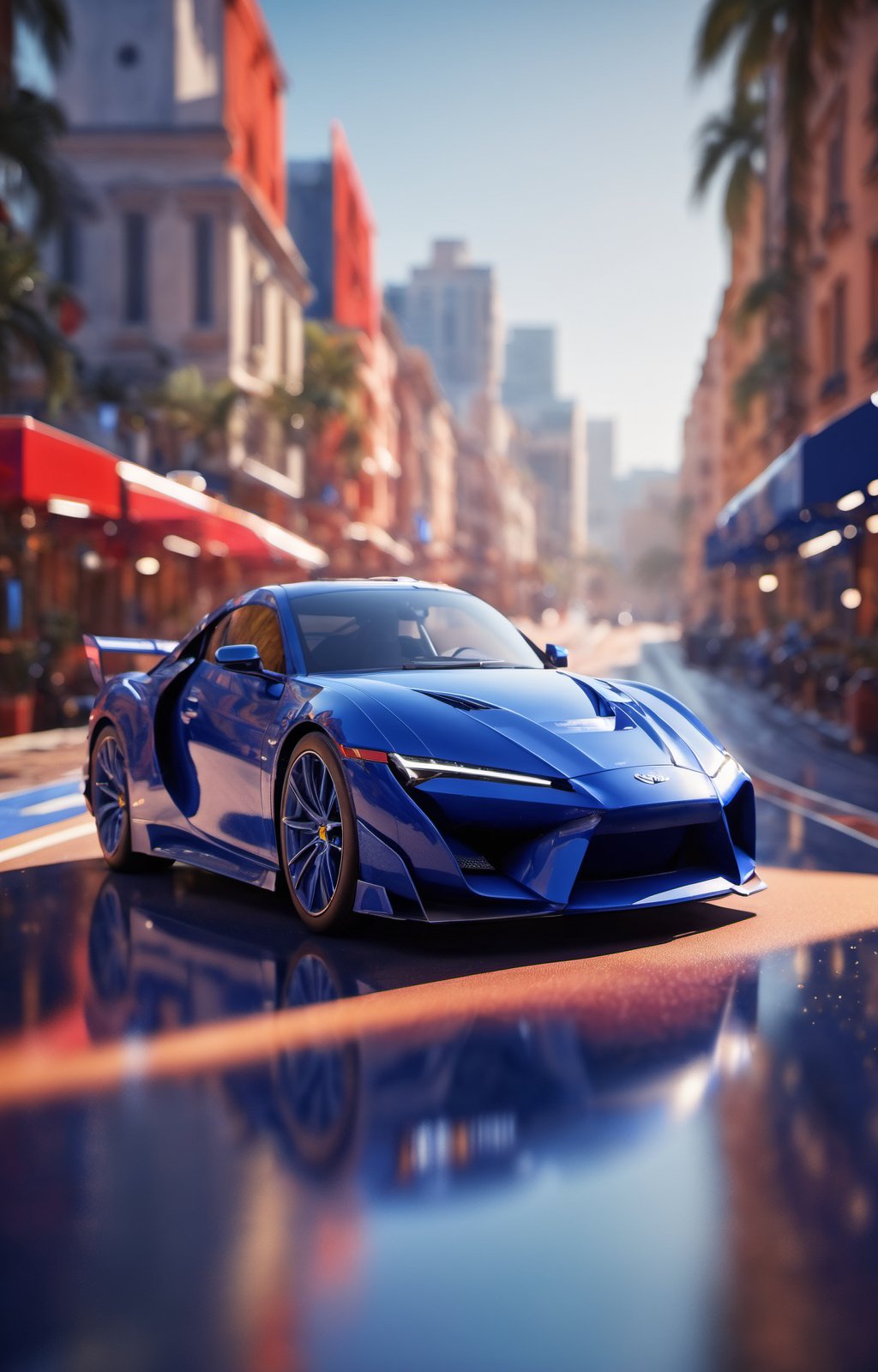 depth of field, bokeh, | smooth detailed shadows, hyperealistic shadows, (saturated colors:1.2) | (game cg, unreal engine, pixar style), (3d model), style of Dustin Nguyen, sharp-tempered, Graphic design, flat design, skyline gt-r r34 1999 in blue , drifting in Mars, Watercolor splashes, highly detailed clean, photorealistic in frame, professional photography, realistic car, Watercolor abstract background, isometric, vibrant color vector,Contrast Pop Art