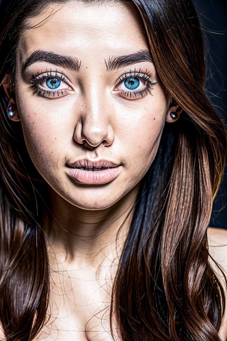 full body shot. a ultra real full body shot photo of 22 years old woman, black eyes. long light pink hair on covering her body At the background a ultra close up macro details, ultra contrast, of ultra dark decor. Intricate details of her beautiful eyes and perfect face. The most beautiful girl.

,Realism