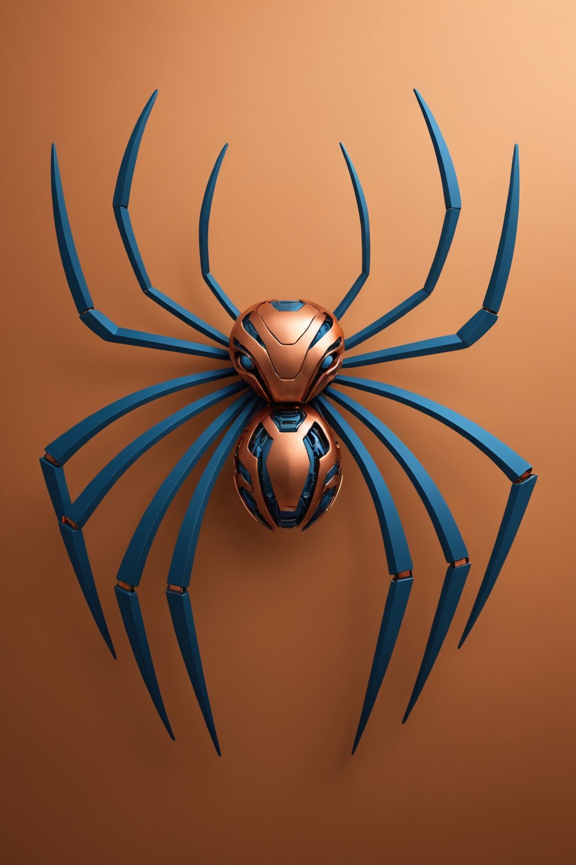 stencil art of breathtaking robotic spider, made of copper, masterpiece, cinematic feel . award-winning, professional, highly detailed . sharp edges, bold, graphic, street art style, vibrant,soft alta calidad:1.1), (detalles muy complejos:1.1), (mejor calidad:1.1) (8K, UHD:1.1 ),ultra 8k,((ultra detailed, masterpiece, absurdres)),((ultra detailed, masterpiece, absurdres)),bad art, low quality, bad anatomy, deformed, disfigured,
