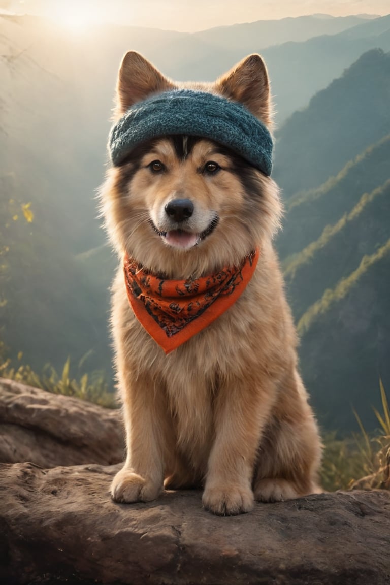 image of cute himalayan shepherd dog with hat and scarf, art season trend, dressed in punk clothes, hyper realistic detailed rendering, british gang member, urban style, intimidating pose, planet of cats, fashion clothes, urban samurai, meow, west slavic traits, 8 1 5
