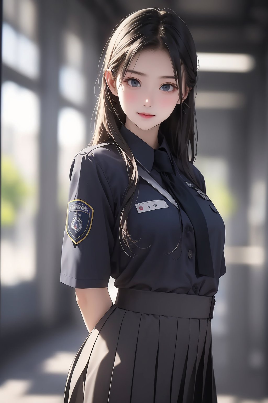 masterpiece,best quality,the girl is wearing a student uniform,