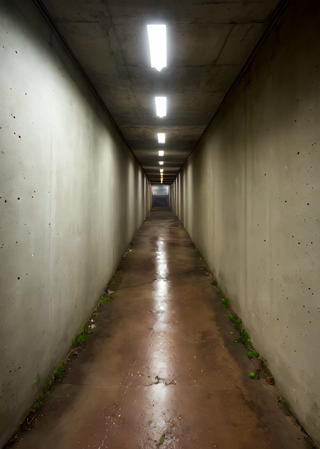 <lora:D1s-Backroom:0.65>, backroom, liminal space, photographed by David Lachapelle on a Nikon Z fc Mirrorless Camera, Level-1,Habitable Zone,inside,parking area,car parking,fluorescent light,dark,concrete wall,concrete floor,BREAK,door , fog , plant,(photorealistic), [sharp focus], (HDR), (8k), (gigapixel), (masterpiece)