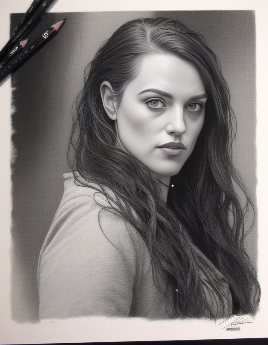 <lora:KatieMcgrathSDXL:1>amazing lifelike award winning pencil illustration of KatieMcgrath shoplifting trending on art station artgerm Greg rutkowski cinematic