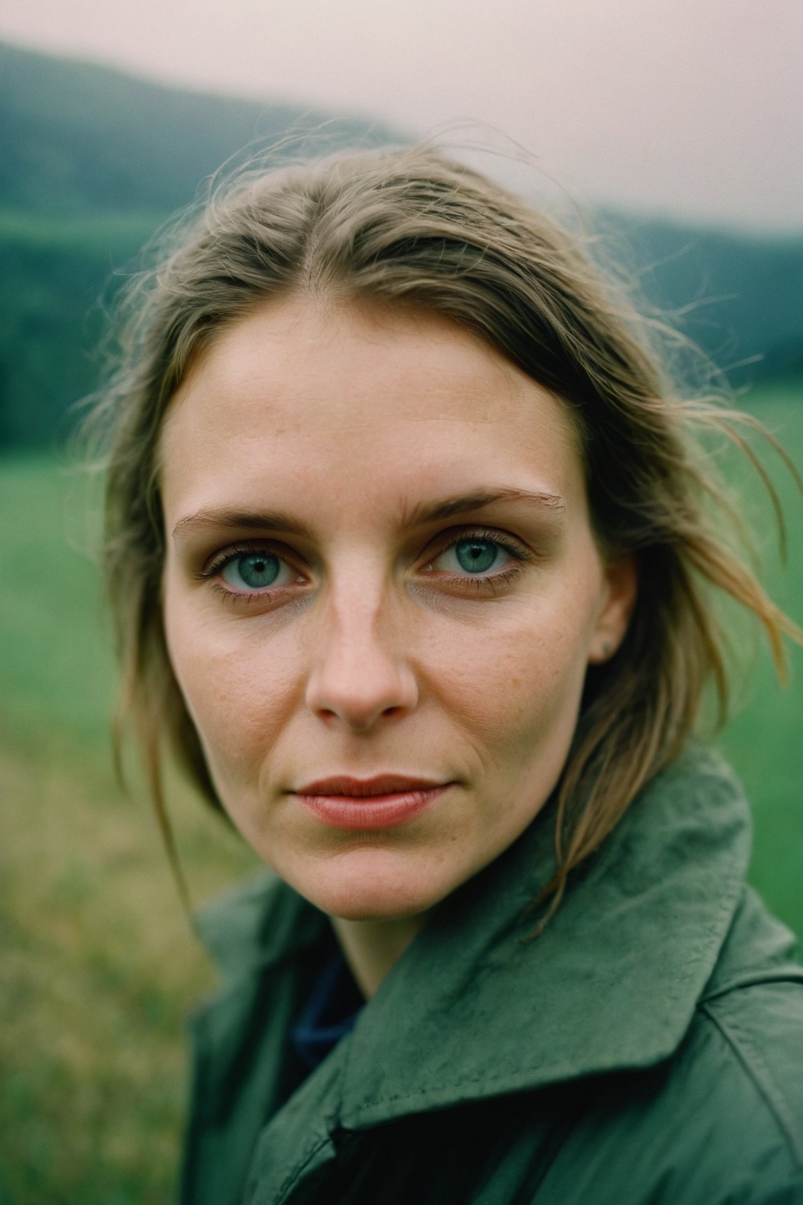 RAW Photo, a Slovakian woman, overcast weather, hyperdetailed photo, soft light, Kodak Ektar 100, rich emotive colors, DSLR